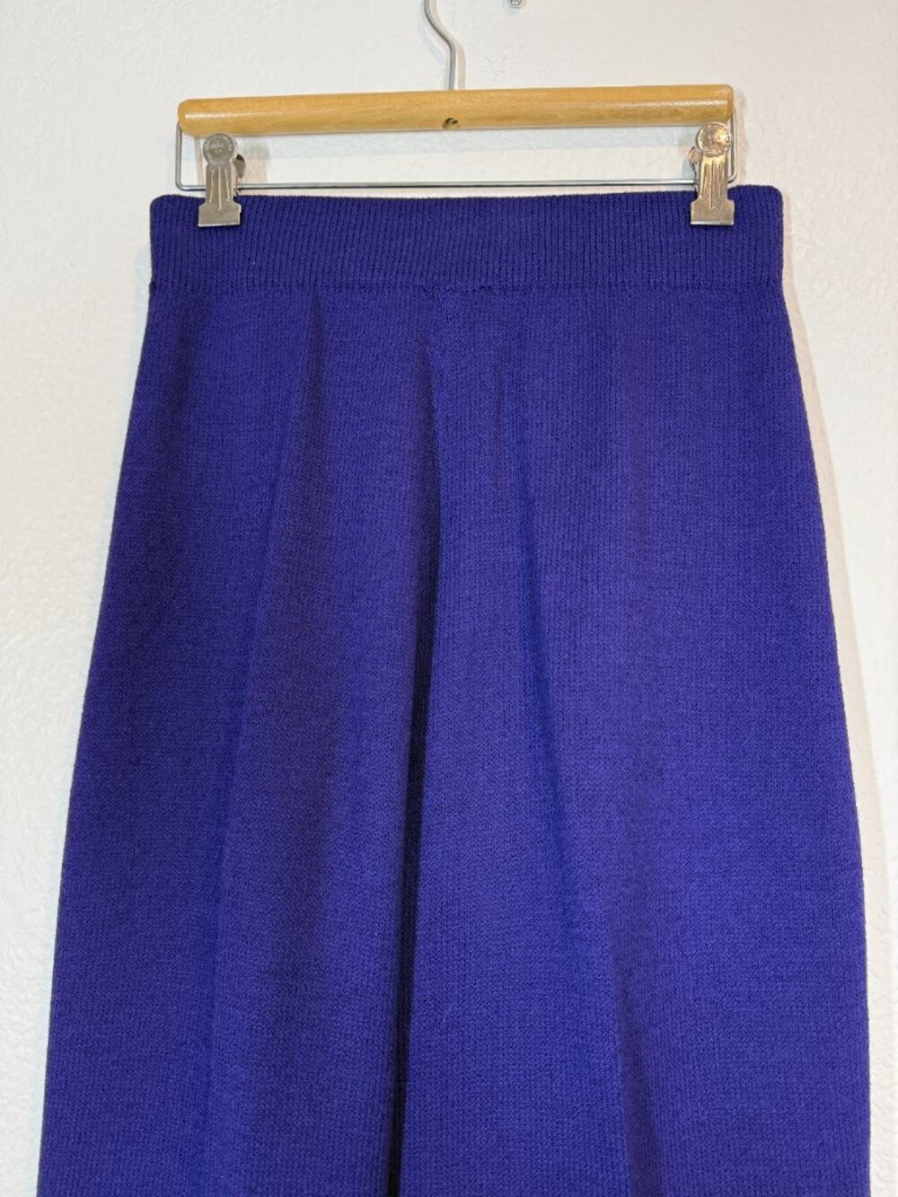 St John Santana Knit Trousers Pants Purple Quiet Luxury Vintage Retro 4 - Picture 5 of 10